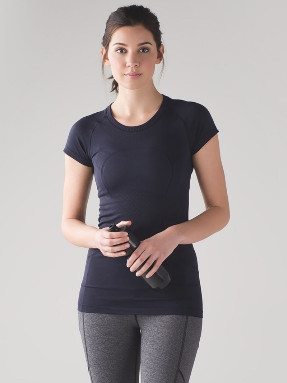 Sz 4 Lululemon Swiftly Tech Short Sleeve Crew Midnight Navy